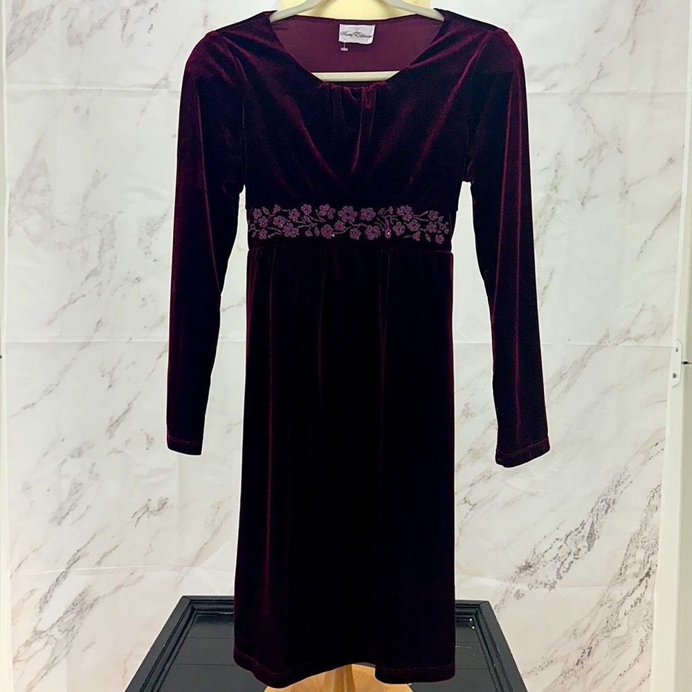 Rare Editions Girls size 16 Velvet Holiday‎ dress